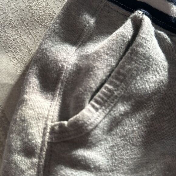 POLO by Ralph Lauren Boys Grey with Navy Trim Joggers - Size 5 - Picture 4 of 6